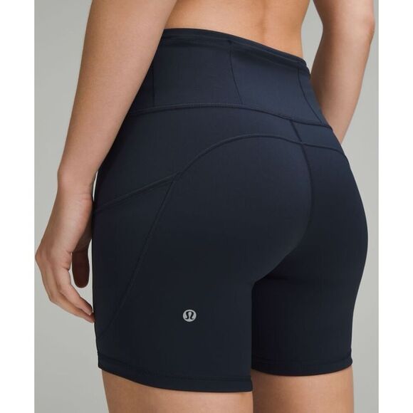 Lululemon Fast and Free High-Rise Shorts size 10 Black Athletic - Picture 4 of 12